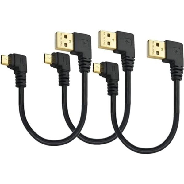 Cable de carga rápida USB corto de 90 grados cable micro_1