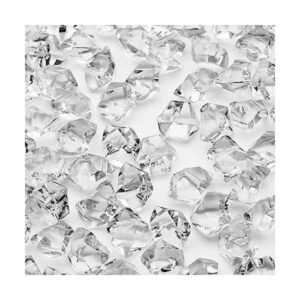 PMLAND Piedras de hielo acrílicas transparentes gemas de_1