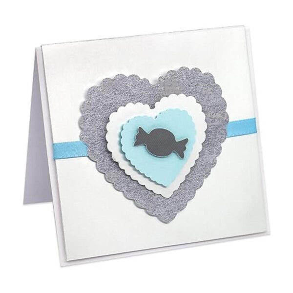 Bira Punzón de acción con palanca de corazón festoneada_5