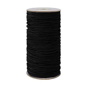 Cuerda elástica de 100 yardas para hacer joyas negro