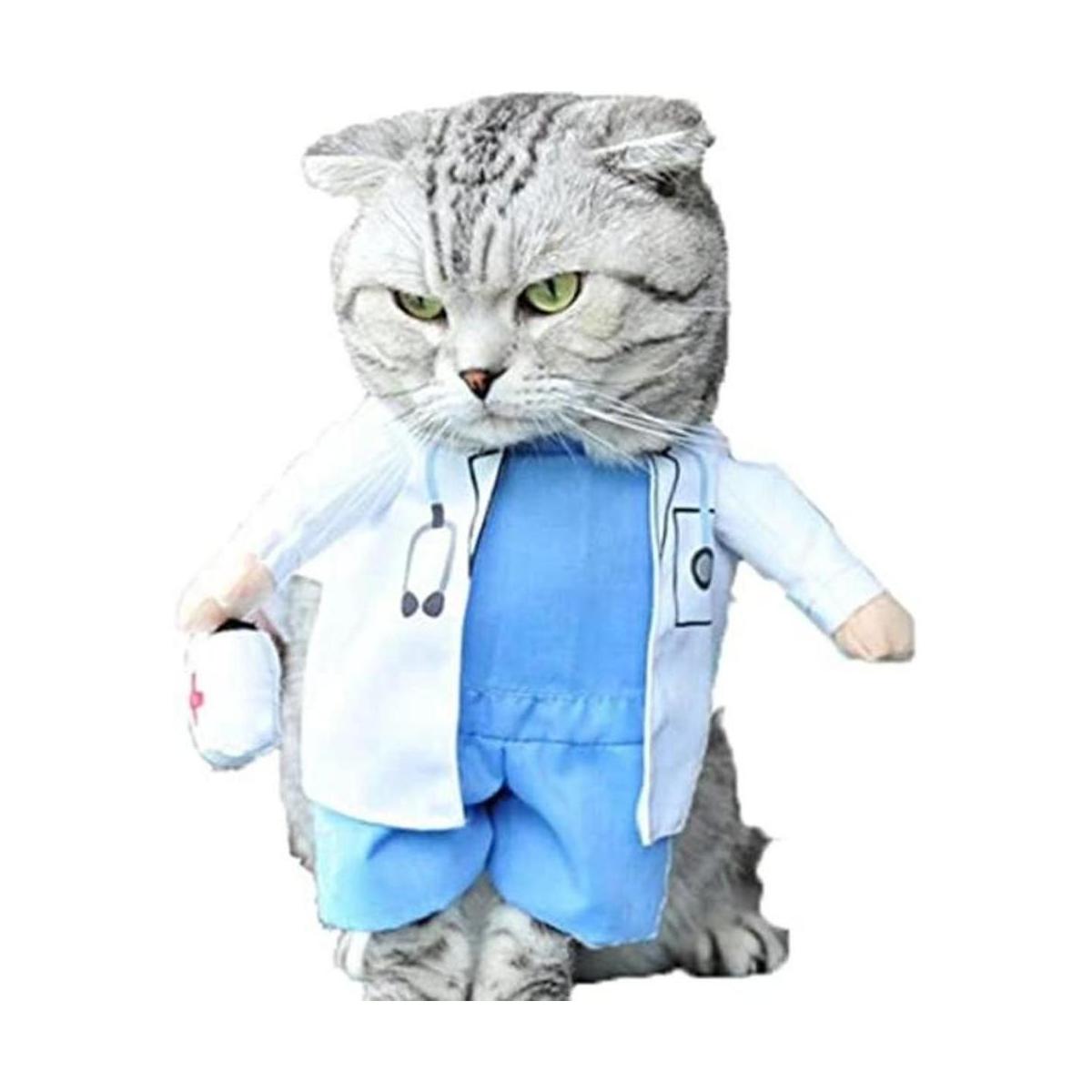 NACOCO Dog Cat Doctor Costume Pet Doctor Clothing