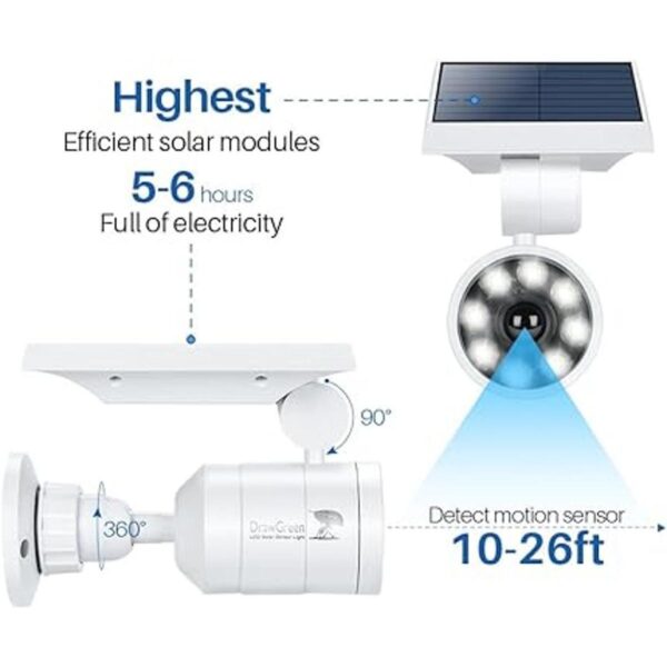 Luz solar LED con sensor de movimiento de 1400 lúmenes de