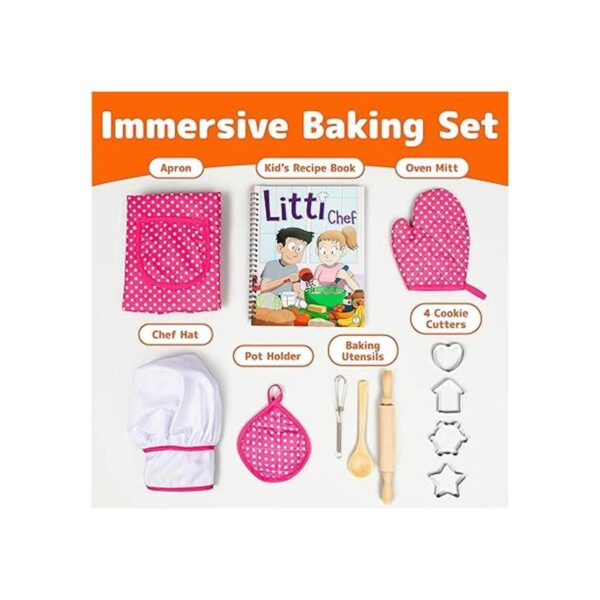 JaxoJoy Set completo para cocinar y hornear para niños 11_2