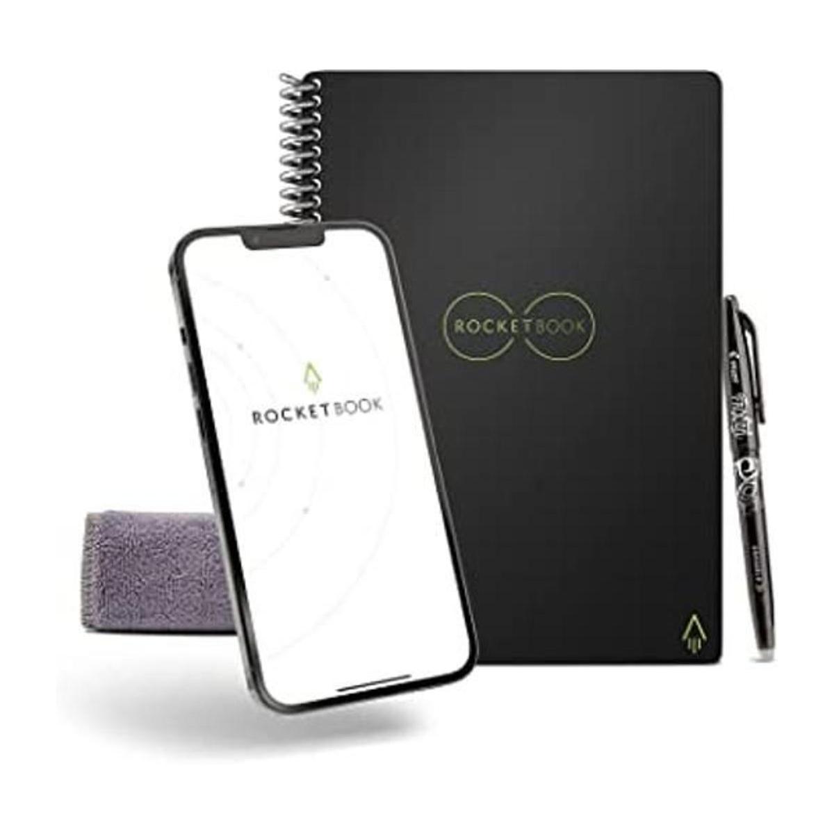 Rocketbook Cuaderno inteligente reutilizable cuaderno con