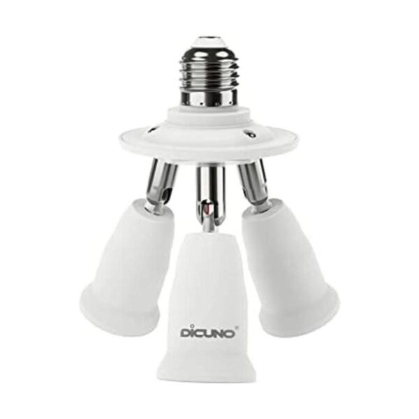 Dicuno 5 en 1 E26E27 Adaptador de enchufe soporte de_1