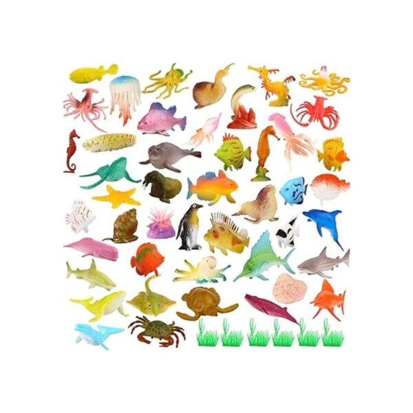 Animal del mar del océano paquete de 52 mini juguetes de_2