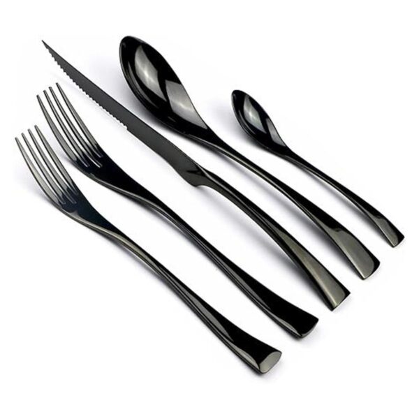 JANKNG Juego de cubiertos de cuchillos de carne dentados_1