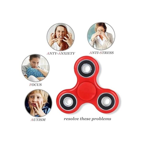 SCIONE Fidget Spinner a granel paquete de 10 unidades_4