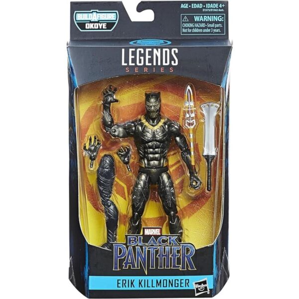 Figura de acción de Erik Killmonger de La Pantera Negra de_2