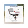 JDMSPEED Interruptor de señal de giro universal cromado de_3