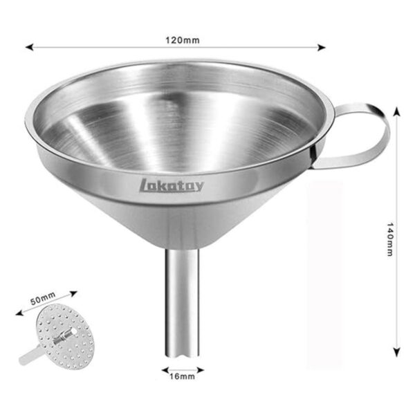 Lakatay Embudo de cocina de acero inoxidable de grado_2