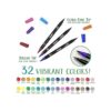 Set de caligrafía con rotuladores de doble punta de_3