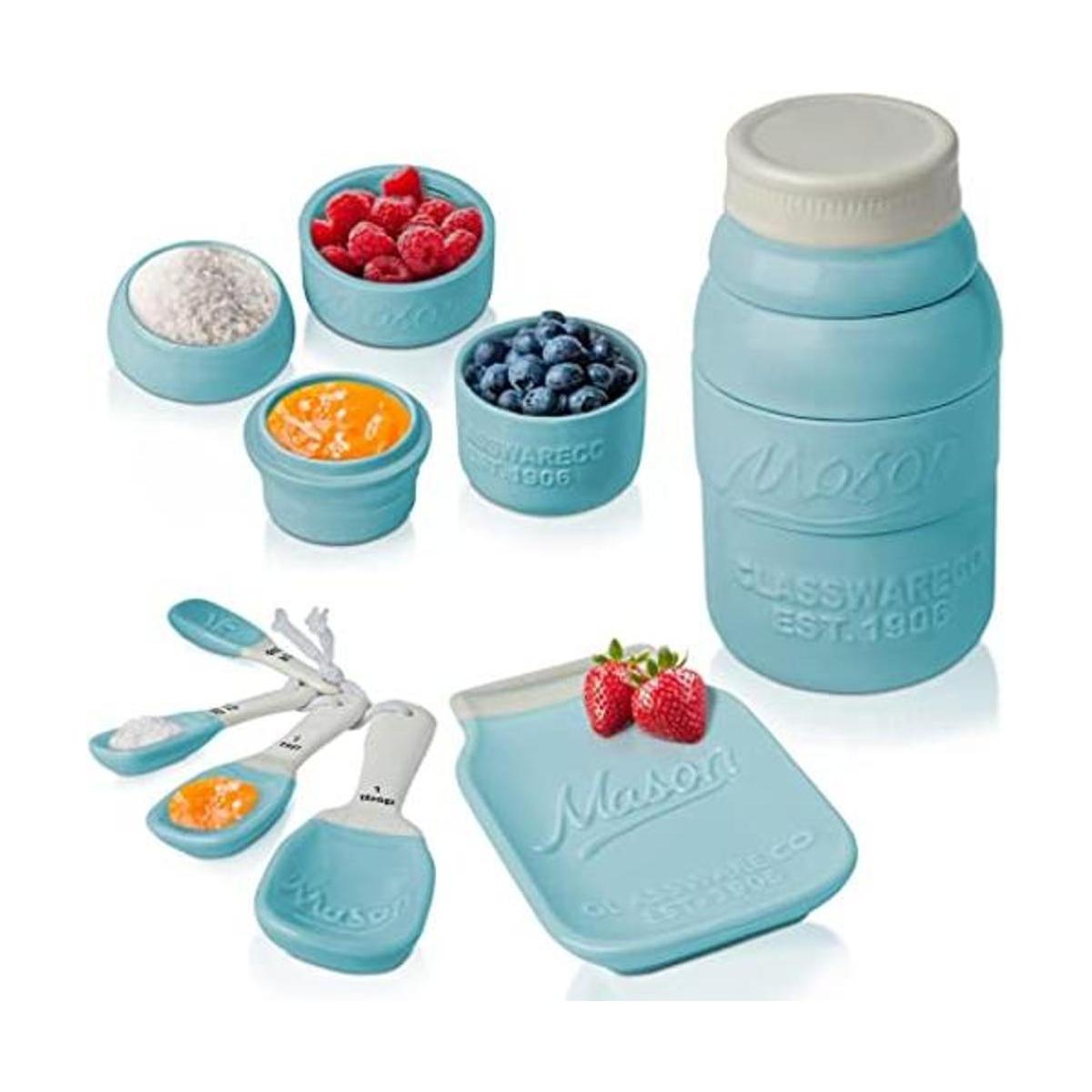 Comfify Juego de utensilios de cocina vintage en tarro