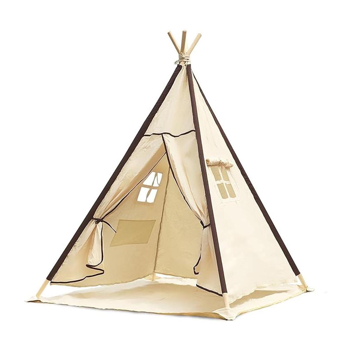 Casa de juegos para niños Lavievert Indian lona Teepee