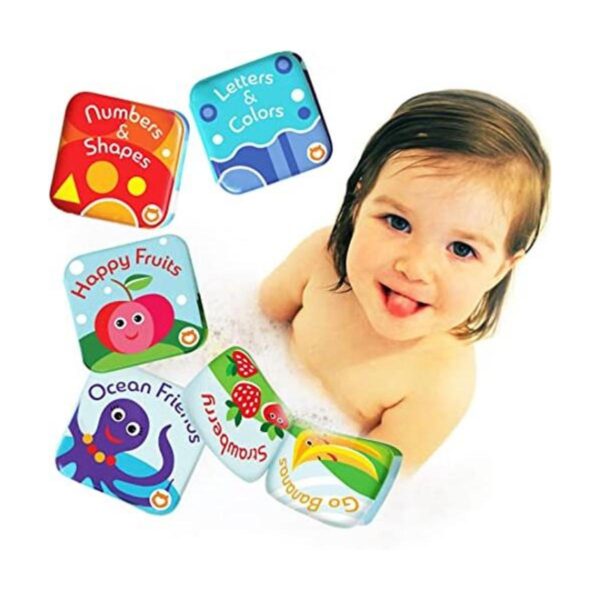 BabyBibi Libros flotantes de baño para bebés juguetes de_1