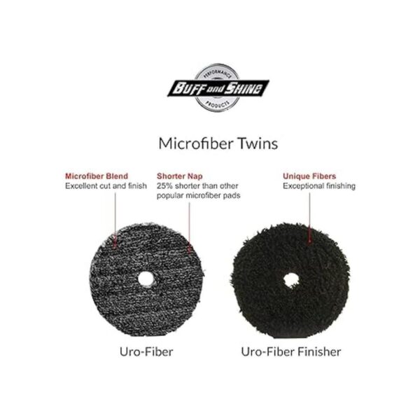 Buff and Shine URO Almohadilla de microfibra de fibra_3