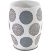Avanti Linens Vaso con diseño de círculos de puntos_1