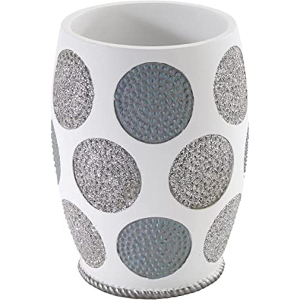 Avanti Linens Vaso con diseño de círculos de puntos