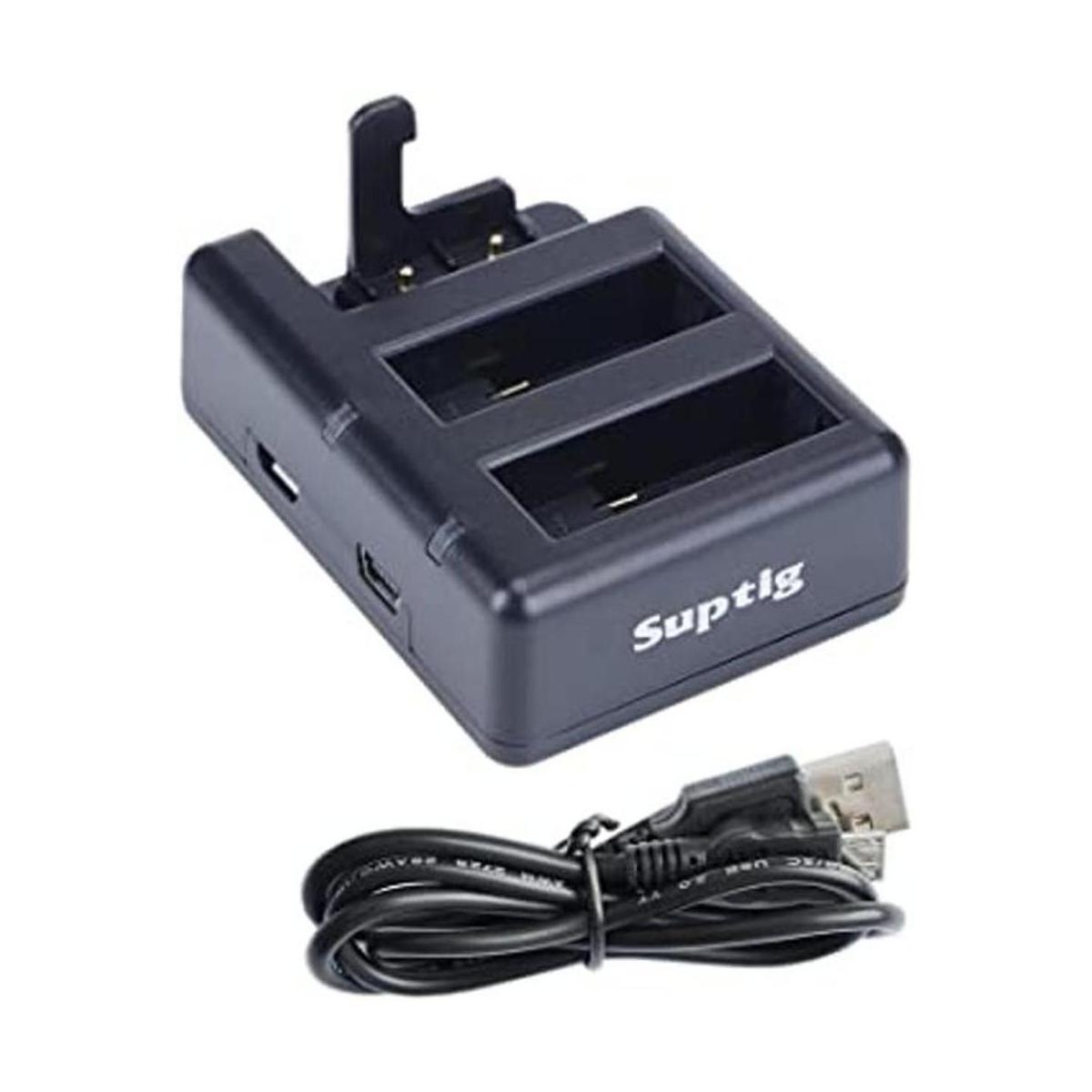 SupTig Cargador de batería Cargador para GoPro Hero 5 y