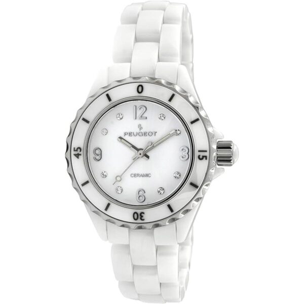Peugeot reloj de pulsera de cerámica con bisel deportivo_1