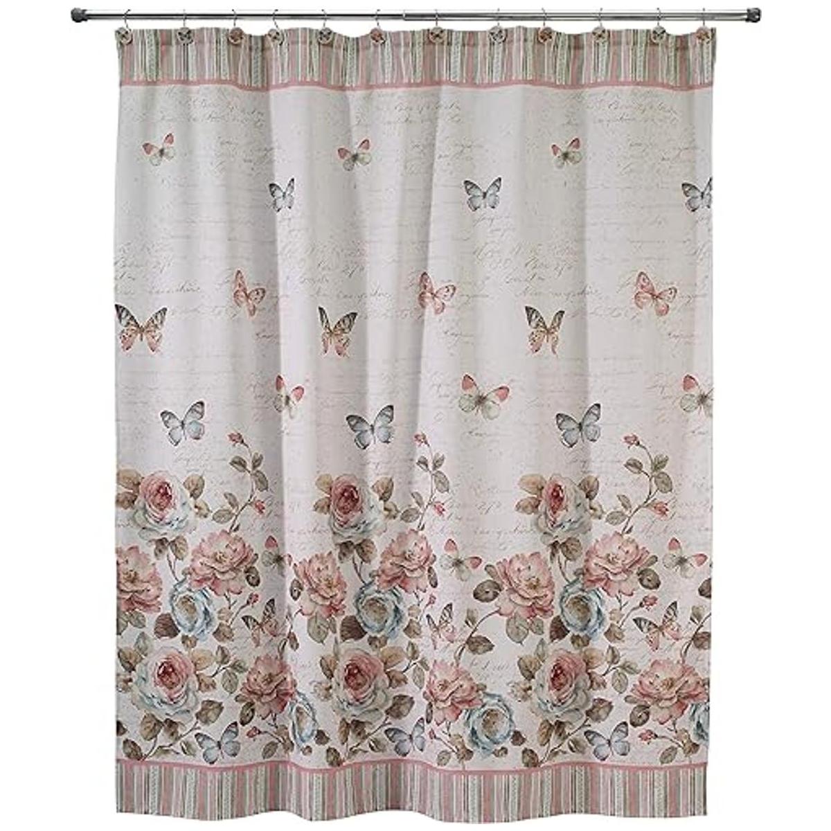 Avanti Linens Butterfly Garden Collection Cortina de