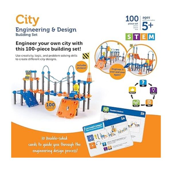 Learning Resources Juego de construcción de ingeniería y