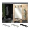 Gatco 1292 Latitude II Gancho decorativo moderno triple_2
