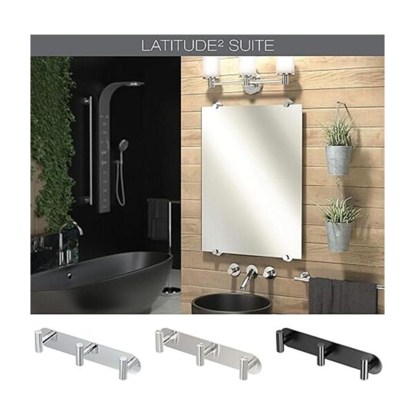 Gatco 1292 Latitude II Gancho decorativo moderno triple_2