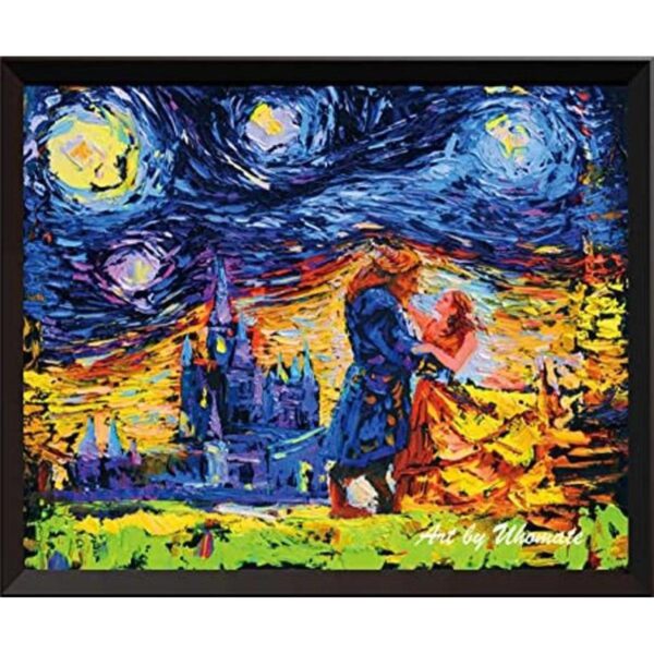 Uhomate Vincent Van Gogh Póster de noche estrellada_1