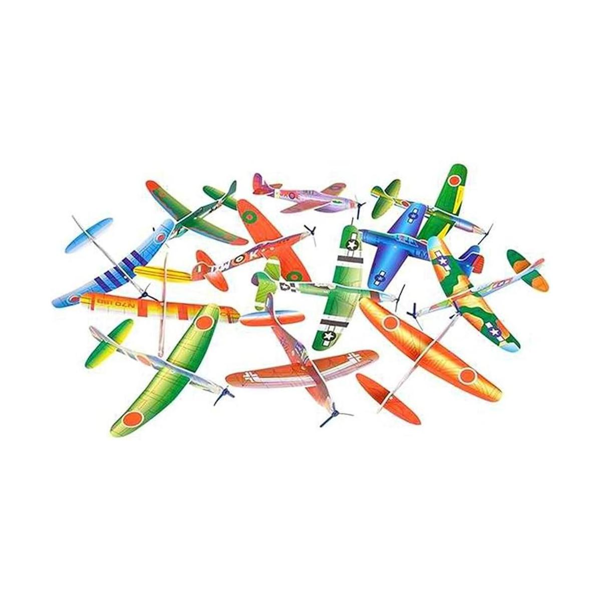 Big Mos Toys Paquete de 24 aviones planeadores de 8