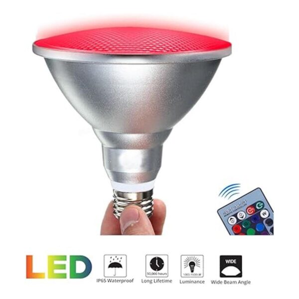 RAYWAY Par38 Bombilla LED RGB luz blanca cálida para