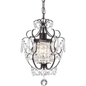 EDVIVI Amorette Mini candelabro de cristal 1 luz moderna_1