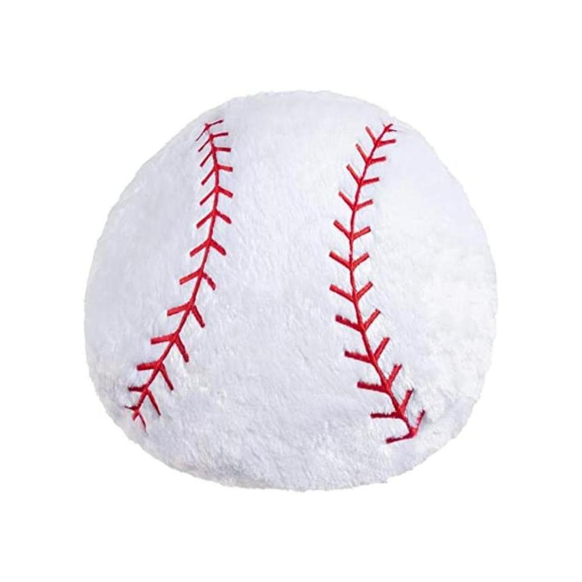 CatchStar Almohada de béisbol esponjosa de peluche con