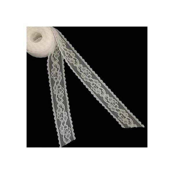 LACE REALM Cinta de encaje de 1 pulgada de ancho x 30_5