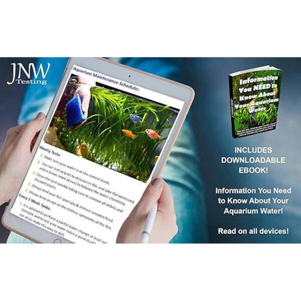 JNW Direct Tiras de prueba de acuario 9 en 1 con libro_3