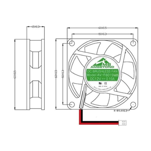 Paquete de 2 ventiladores de refrigeración sin escobillas_5