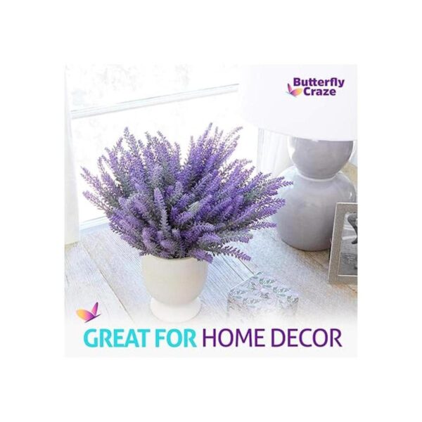 Flores artificiales grandes de lavanda para armar un_4