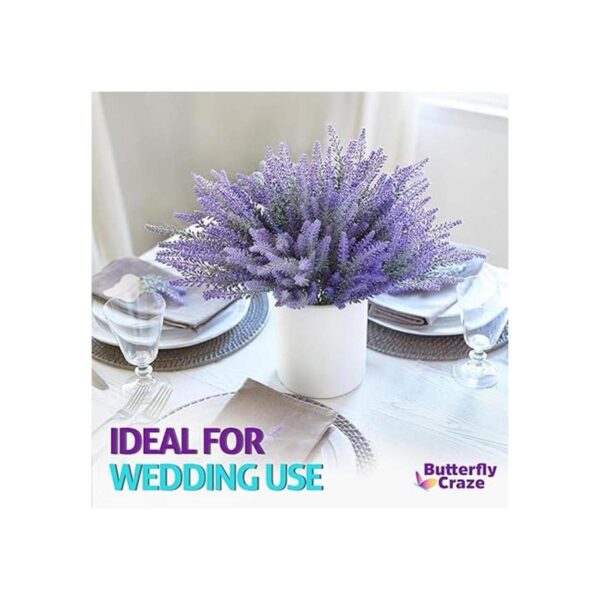 Flores artificiales grandes de lavanda para armar un_6