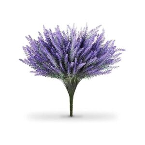 Flores artificiales grandes de lavanda para armar un_1