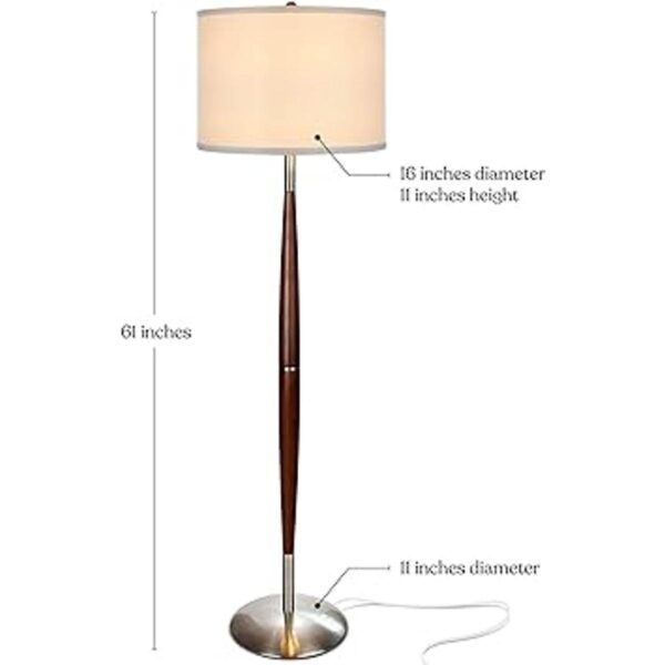 Brightech Lucas Lámpara de pie LED lámpara moderna para_2