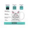 Retreez Taza divertida Show Me Your Kitties Cat Lovers_3