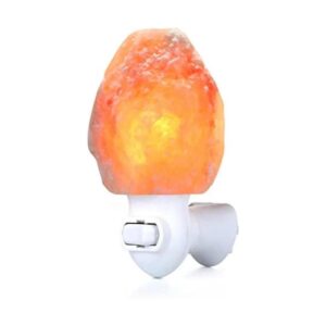 Betus Lámpara de pared de sal del Himalaya de cristal