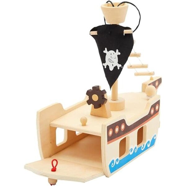 Juguetes piratas para niños piratas de madera para niños_4