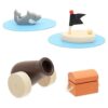 Juguetes piratas para niños piratas de madera para niños_6