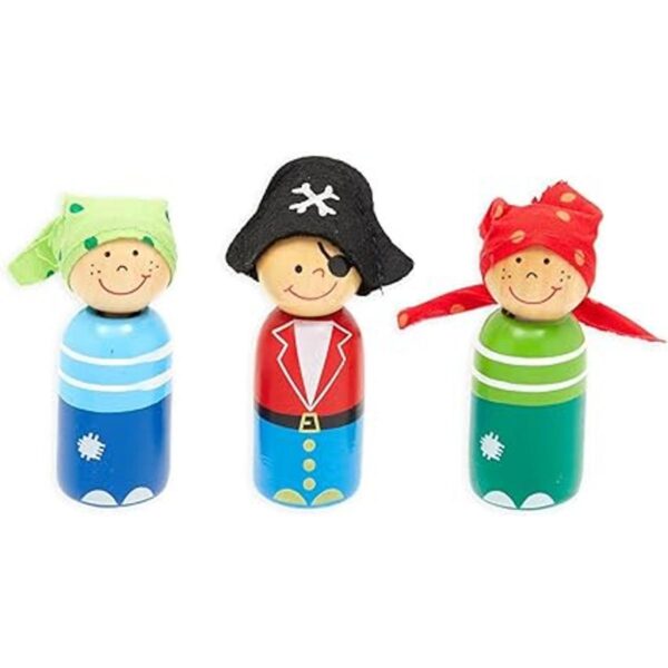 Juguetes piratas para niños piratas de madera para niños_5