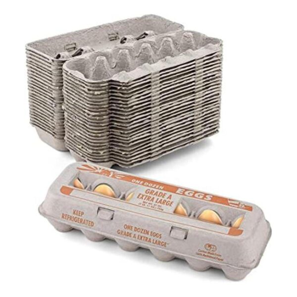 MT Products Cajas de huevos de pulpa natural impresas con_1