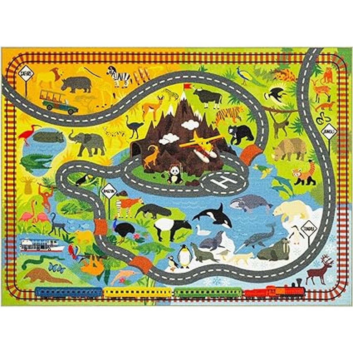 KC Cubs Playtime Collection Animal Safari Road Map