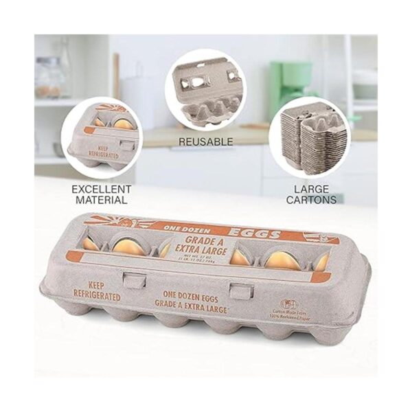 MT Products Cajas de huevos de pulpa natural impresas con_5