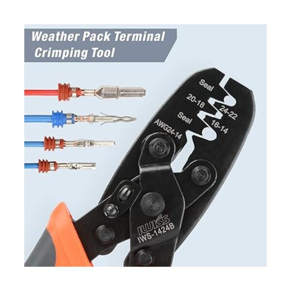IWISS Weather Pack Herramienta de crimpado de conectores_4