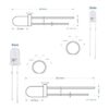 ELEGOO Kit de luces LED surtidas y transparentes de 0.118